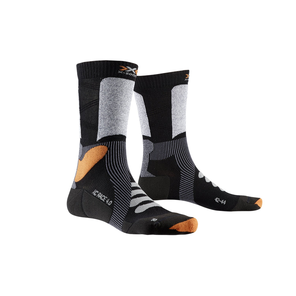 Носки X-Socks X-Country Race 4.0 Black/Stone Grey Melange