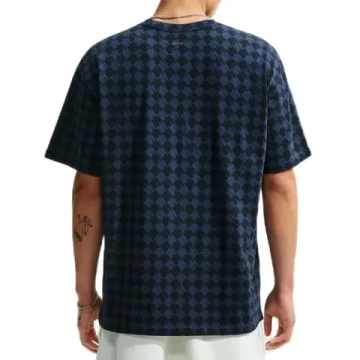 Мужская теннисная футболка Nike Club Rules Sportswear - black/obsidian