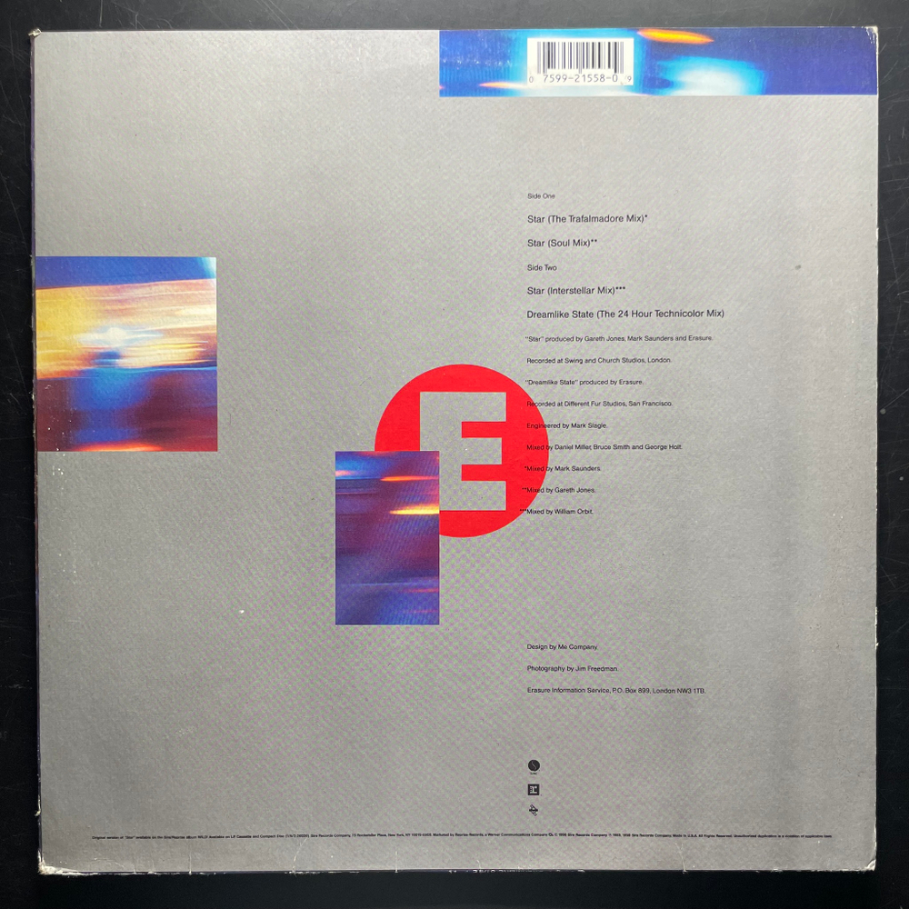 Erasure ‎– Star (США 1990г.) EP