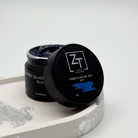 TZ Витражный гель желе "Blue" 15 гр.