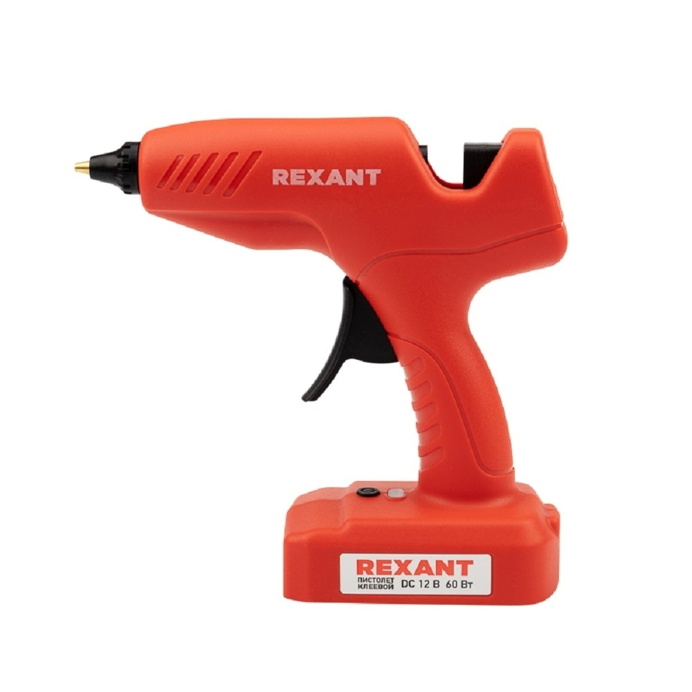 Rexant (12-1553) Пистолет клеевой, 60Вт, 11мм, ЭКСПЕРТ, аккумуляторный, коробка