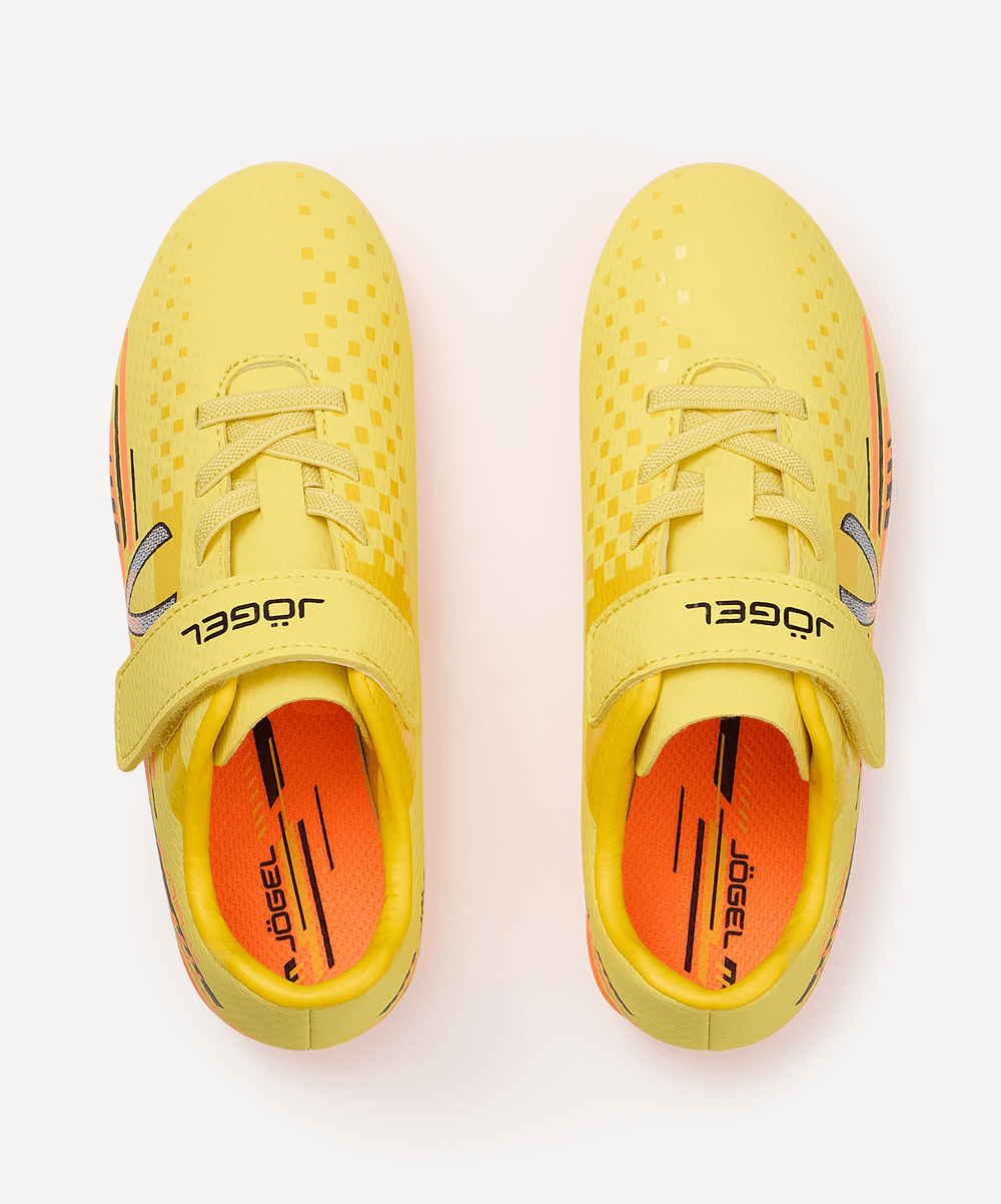 Бутсы футбольные Evofly FG Talant Yellow/orange, детский