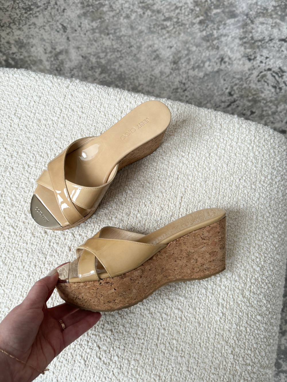 Лаковые сабо Jimmy Choo, 37,5