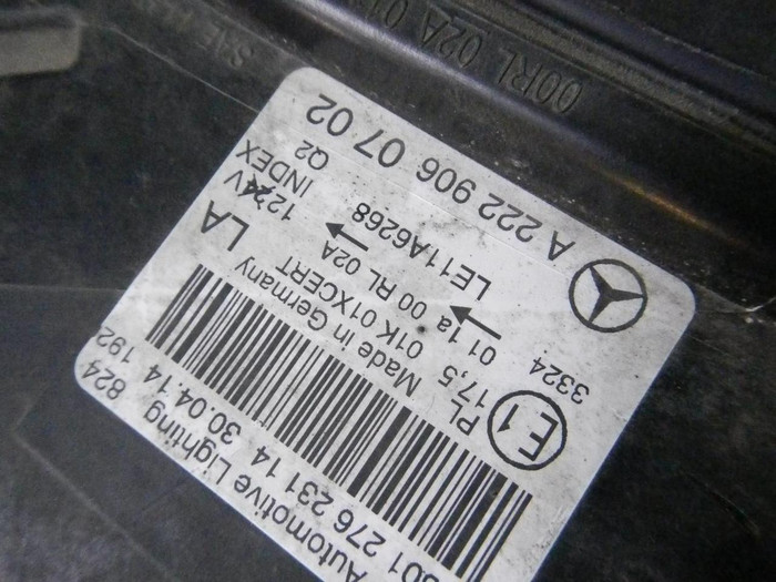 Битая Фара левая Mercedes S w222 (2013-2017) LED