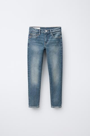 ZARA ДЖИНСЫ SKINNY FIT, СИНИЙ