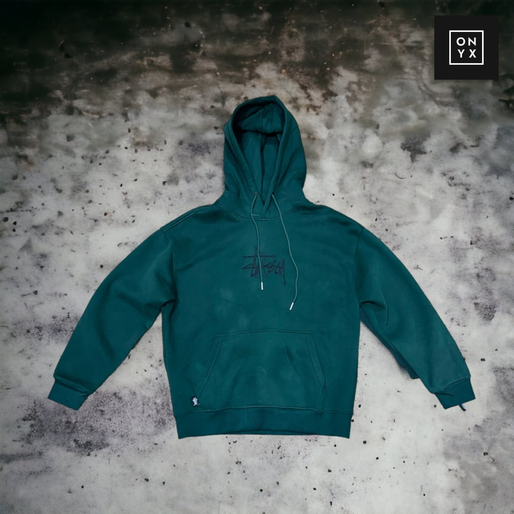 Худи Stussy #1 • Зеленый