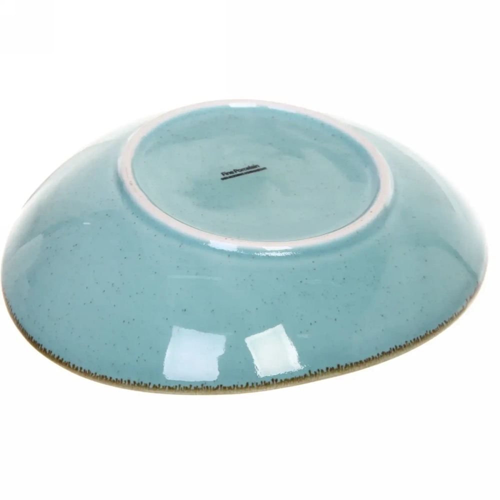 Тарелка керамическая «Tiffany Blue» 22*19,5*5см