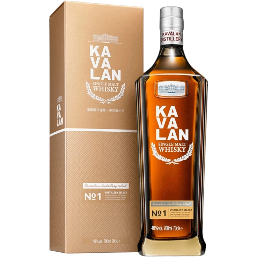 Виски Kavalan Distillery Select №1 Single Malt 0,7 л. В подарочной коробке