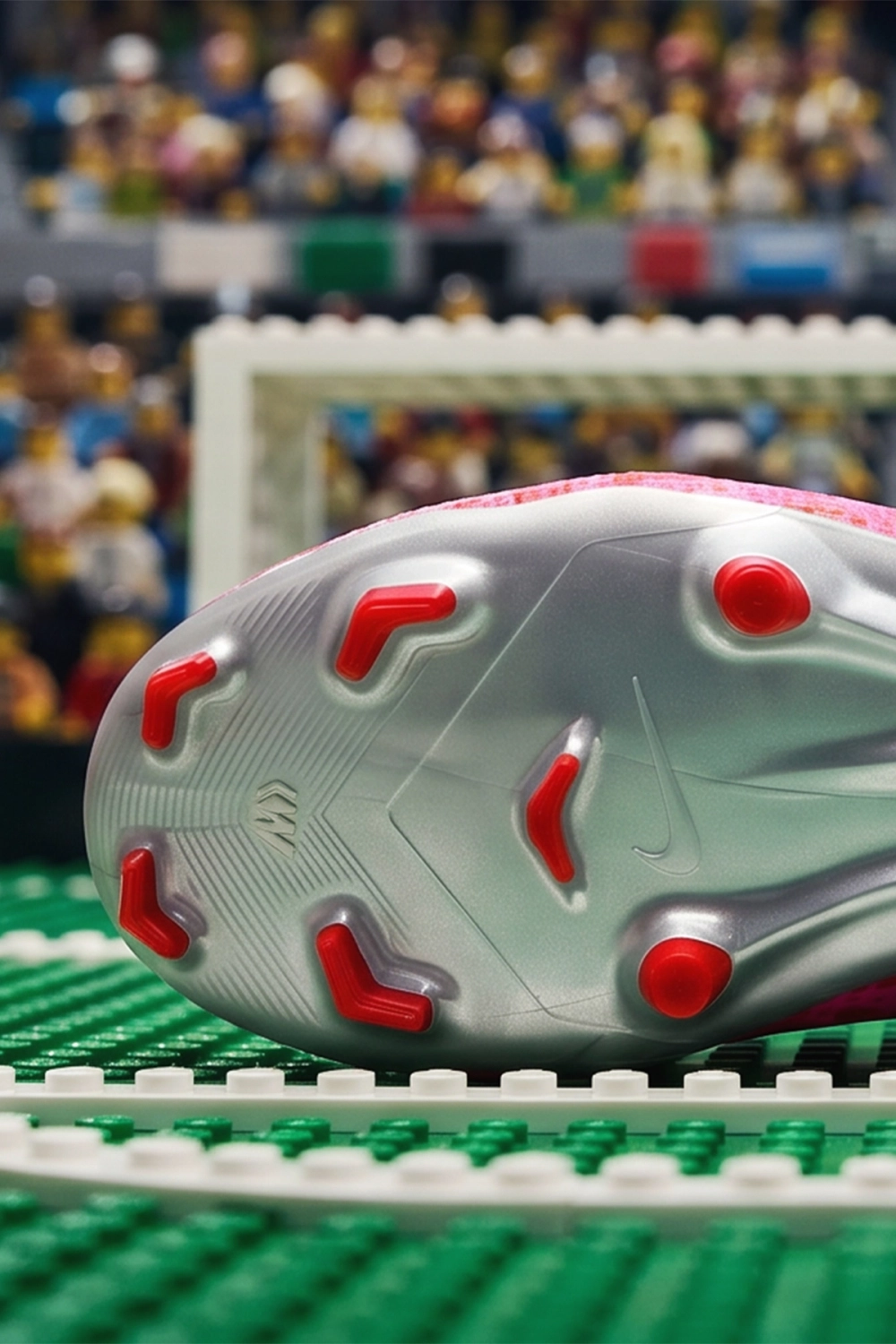 Бутсы Nike x LEGO Zoom Mercurial Vapor 17 Academy FG/MG Junior - красный
