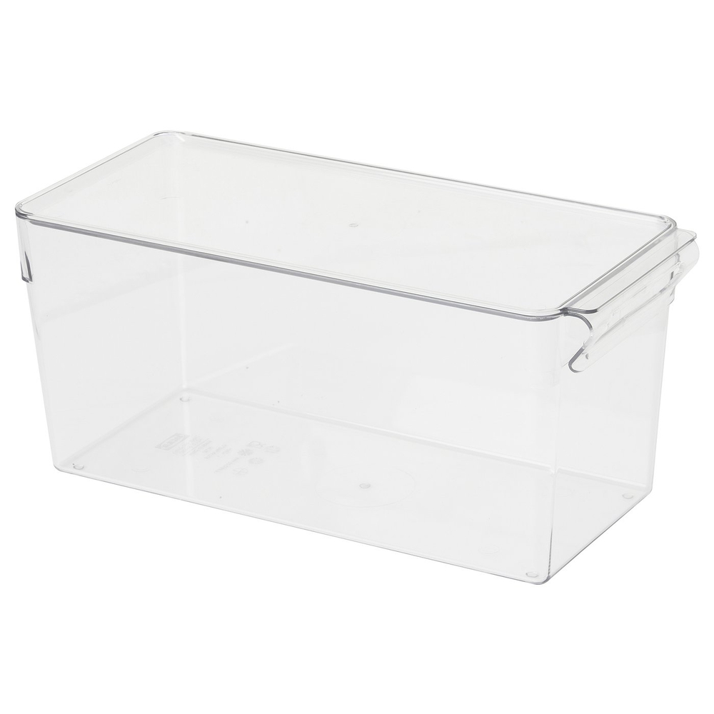 IKEA KLIPPKAKTUS  (ИКЕА КЛИППКАКТУС)  -  Контейнер для холодильника - прозрачный 32x14x14 см