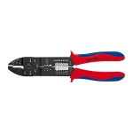 Клещи зажимные для опрессовки чёрное лакирование 240 мм Knipex 97 22 240 SB