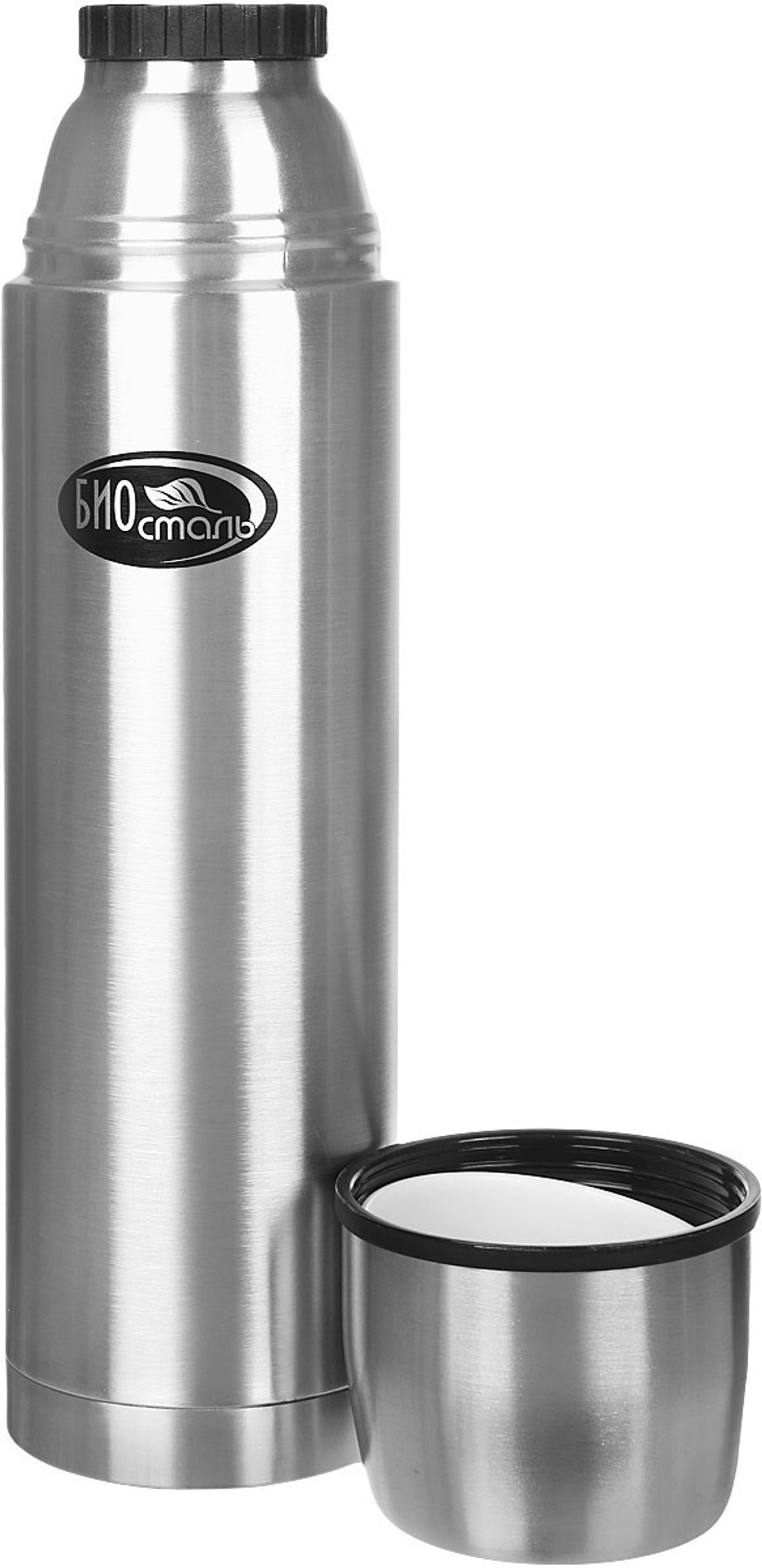 Термос Biostal (0,75 литра) в чехле, стальной