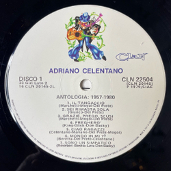 Винтажная виниловая пластинка LP Adriano Celentano Адриано Челентано Antologia (1957-1980) 5LP