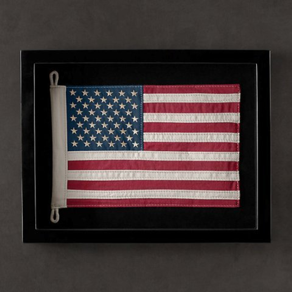 Панно Restoration Hardware Флаг USA США