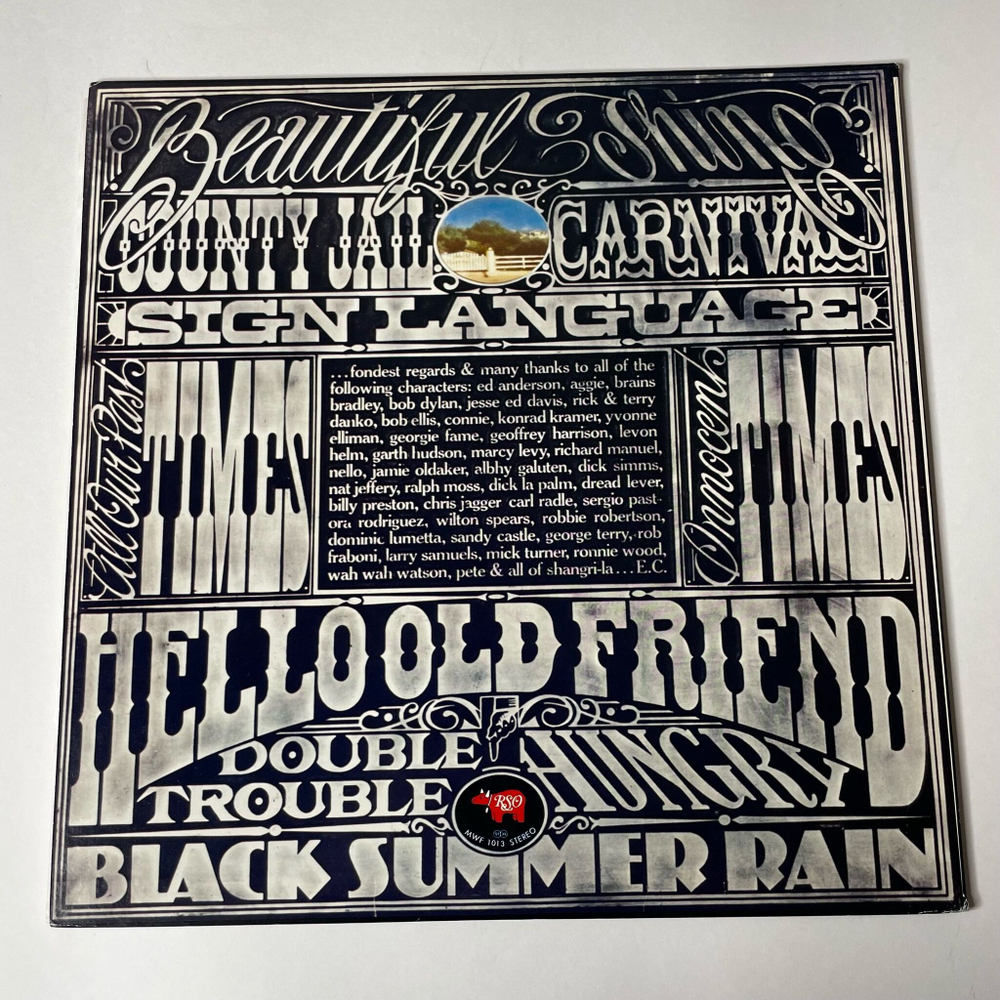 Винтажная виниловая пластинка LP Eric Clapton No Reason To Cry (Japan 1976) (No Obi)