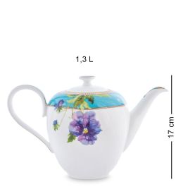 Pavone JK-116 Чайный сервиз 15 пр. на 6 перс. «Виола» (Viola  )