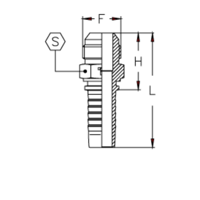 Фитинг DN 20 JIC (Ш) 1.5/16