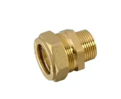 Муфта Lavita обжим НР 15*3/4 гофротруба 30946