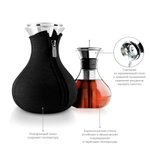 Чайник заварочный tea maker в  чехле 1 л черный