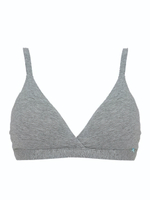 Бюстгальтер-триангул с мягкими двухслойными чашками (Размер: 4B) (Цвет: серый меланж)
