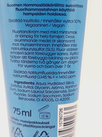 OXYGENOL Зубная паста PERHE мятная, без SLS, содержит 10 % ксилита и фтор, 75 мл (из Финляндии)