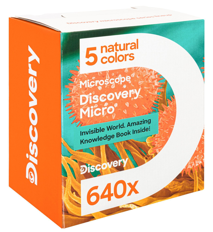Микроскоп Levenhuk Discovery Micro Terra с книгой