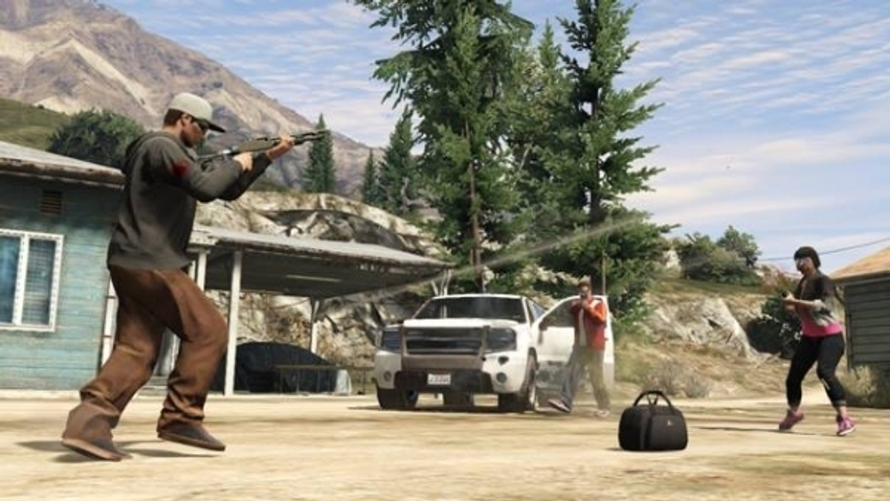 Grand Theft Auto V (GTA 5): Premium Edition и платежная карта «Белая акула» (для Xbox One/Series S/X, интерфейс и субтитры на русском языке) [Цифровой код доступа]