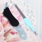 Набор педикюра в чехле 2шт «Manicure set», цвет микс, (шлифовка и пилка), 22*6см