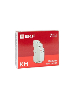 Контактор модульный КМ 16А 2NО (1 мод.) EKF km-1-16-20