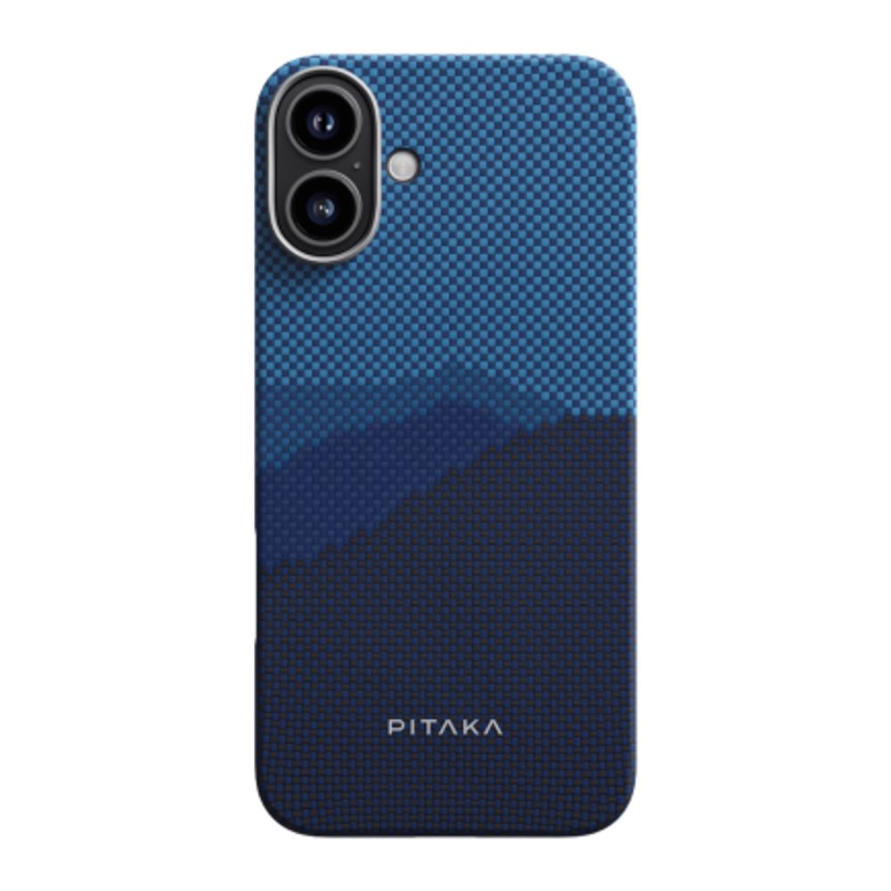 Чехол из арамидного волокна с поддержкой MagSafe PITAKA Tactile Woven Case StarPeak для iPhone 16 Plus