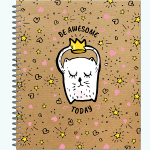 НОВИНКА! Тетрадь общая 48 листов на спирали "Funny doodle"