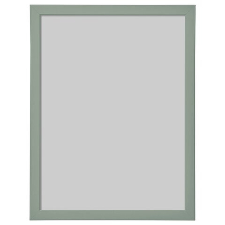 IKEA FISKBO  (ИКЕА ФИСКБО)  -  Рамка - светлый серо-зеленый 30x40 см