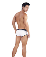 Белые хлопковые трусы-брифы Clever Piping Brief