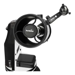 Телескоп Sky-Watcher K100 mini Virtuoso GTi, настольный - вид спереди на объектив и искатель
