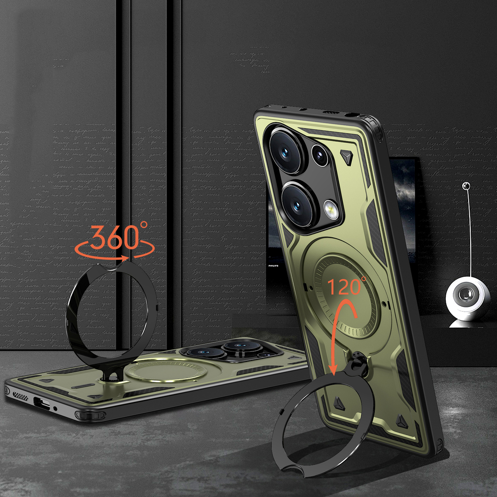 Чехол Magneto Case с кольцом для Xiaomi Redmi Note 13 Pro 4G