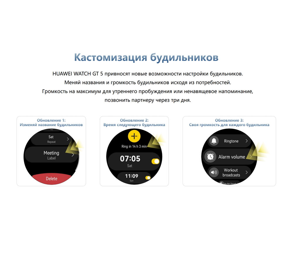 Умные часы HUAWEI Watch GT 5, (VLI-B19), Синий плетеный ремешок, (55020DGJ)