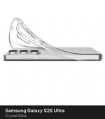 Чехол Spigen Liquid Crystal для Samsung Galaxy S26 Ultra Crystal Clear