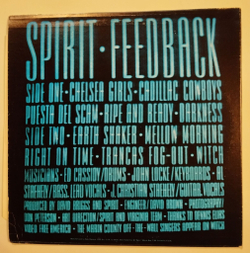 Винтажная виниловая пластинка LP Spirit Feedback (USA 1975)