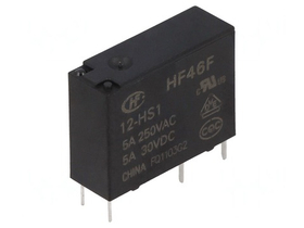 Реле HF46F 12HS1 12V 5A