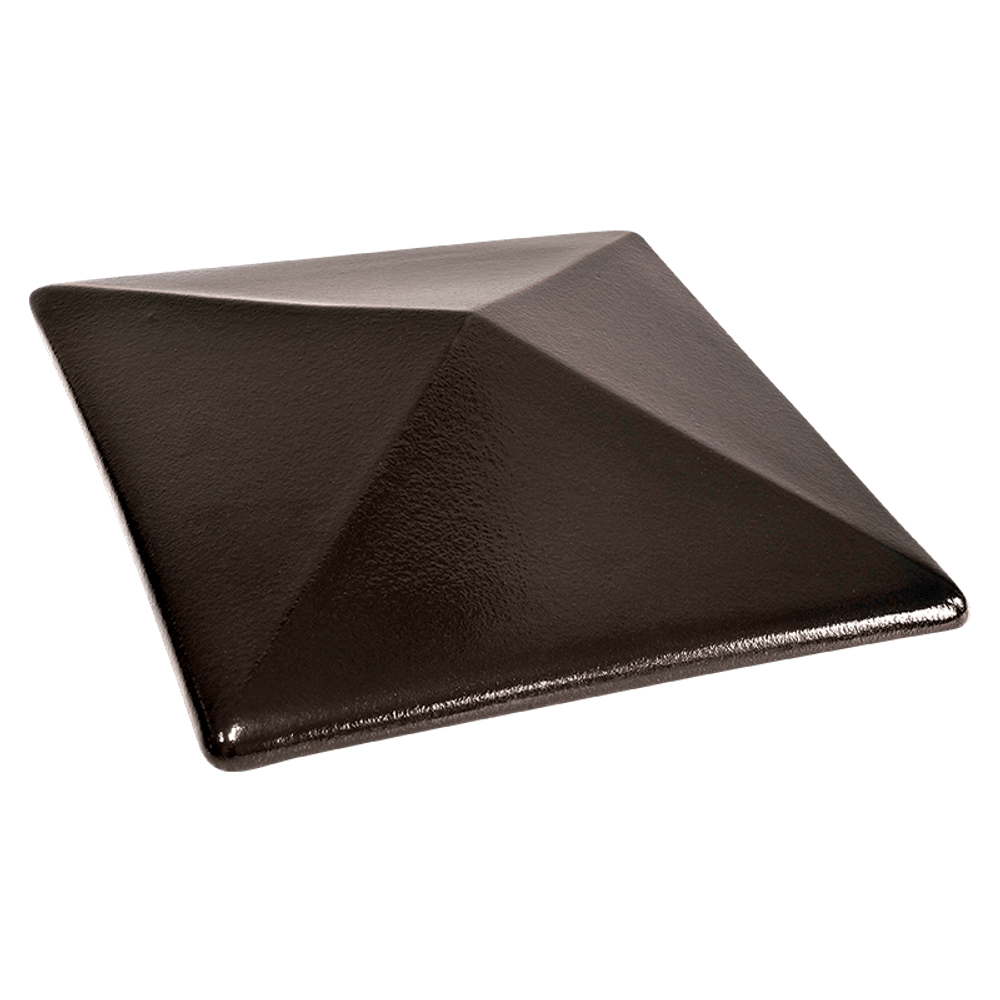 Колпак на столб забора King Klinker, Ониксовый черный (17) Onyx black, 310x445x90