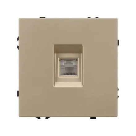 Механизм компьютерной розетки SCT-NOBE-MPC1-SFPL-GD (RJ-45, CAT6) (Arlight, -)