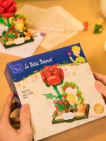 3Д Конструктор Маленький принц фигурка игрушка цветы Роза