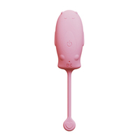 Розовое виброяйцо в виде котенка с пультом ДУ Secwell Cute Cat Vibrator SW1079