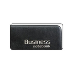 Записная книжка Basir, формат А5, со справочным материалом, серия "Business notebook", обложка Кожзам, 21*14.5 см, 100 листов, чёрный цвет