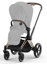 Коляска Cybex Priam IV Rosegold complete и автокресло Cloud G i-Size Ocean Blue Plus 3 в 1 Mirage Grey