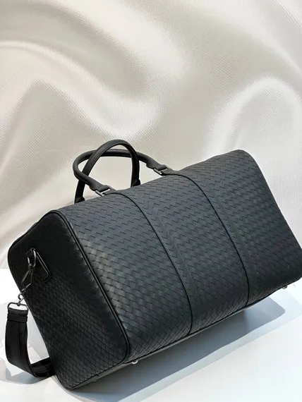Дорожная сумка Bottega Veneta Intrecciato черный