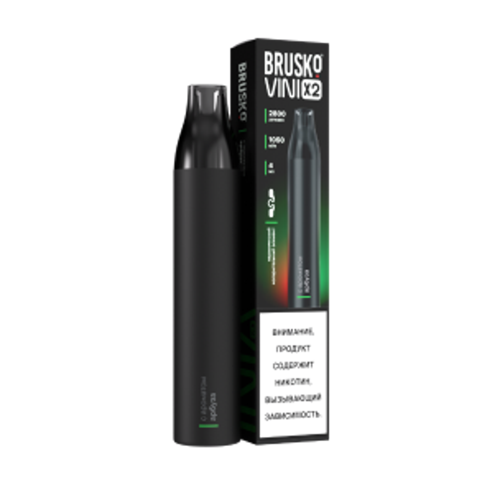 BRUSKO VINI X2 2800 ЭСДН с ароматом арбуза (М)