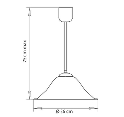 Светильник подвесной Arte Lamp Cucina A3320SP-1WH