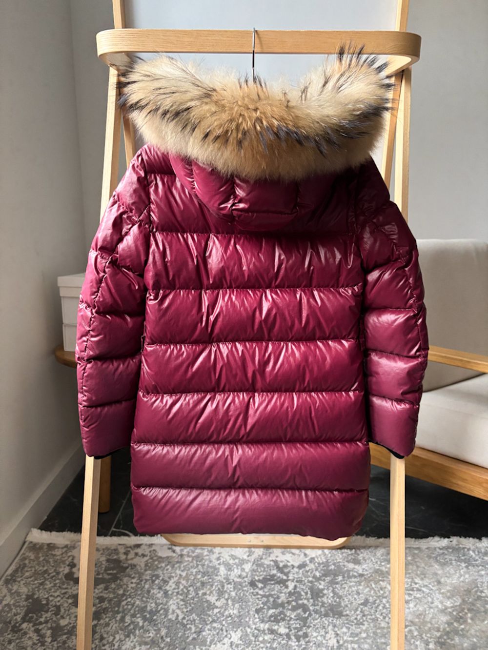 Пуховое пальто Moncler, 128 оригинал