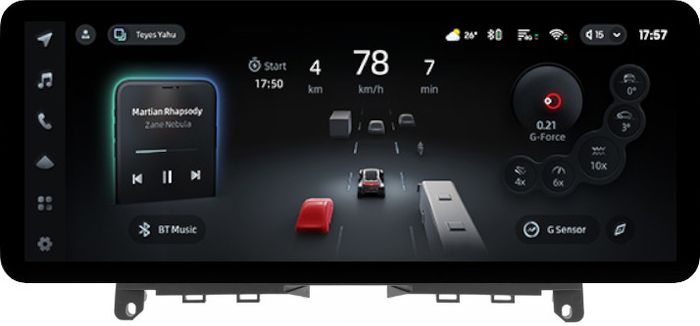 Магнитола для Mercedes-Benz C W204 2007-2011 - Teyes CC4PRO монитор 12.3" 2K QLED + рамка 9, Android 13, Быстрейшая, Snapdragon 778G, ИИ, CarPlay, DSP, 4G SIM-слот